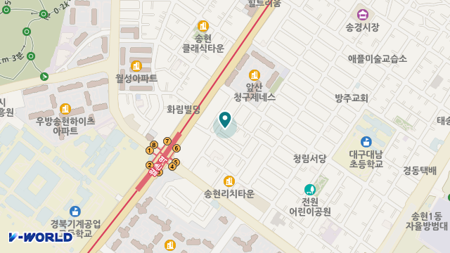 효자재가노인복지센터 위치 지도