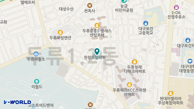 두류실버주간보호센터 위치 지도