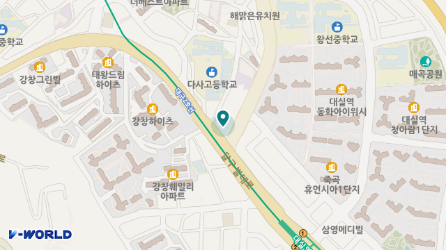 달성재가복지센터 위치 지도