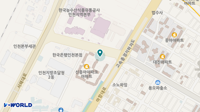 하이원복지센터 위치 지도