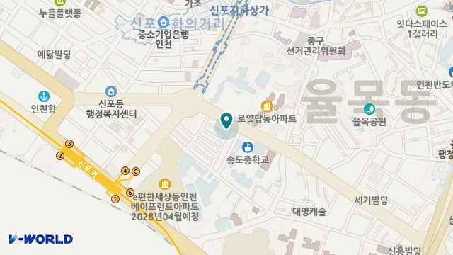 나비섬노인복지센터 위치 지도