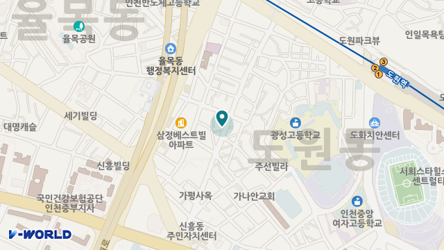 중부노인복지지원센터 위치 지도