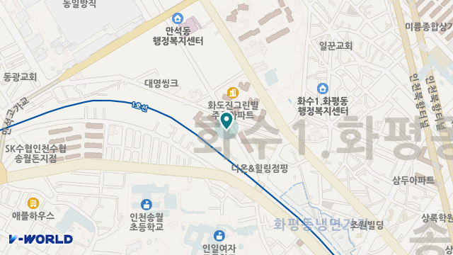 인천재가노인복지센터 위치 지도