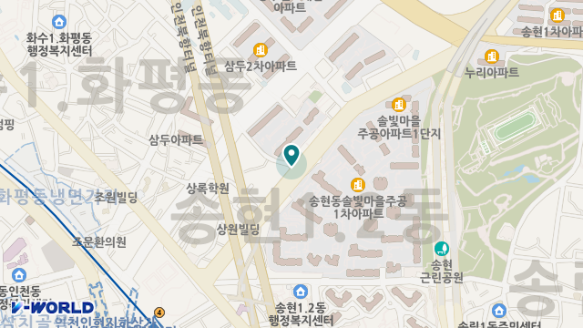 동산노인복지센터 위치 지도