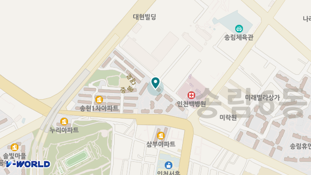 한마음재가노인복지센터 위치 지도