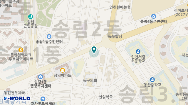 주식회사동구종합재가센터 위치 지도