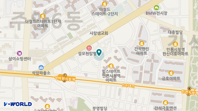 사단법인참사랑복지회 인천남구노인복지센터 위치 지도