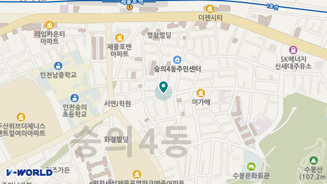 남구노인재가센터 위치 지도