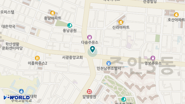 인천남부노인복지센터 위치 지도