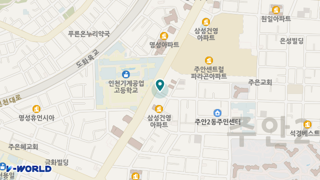 정다운재가노인복지센터 위치 지도