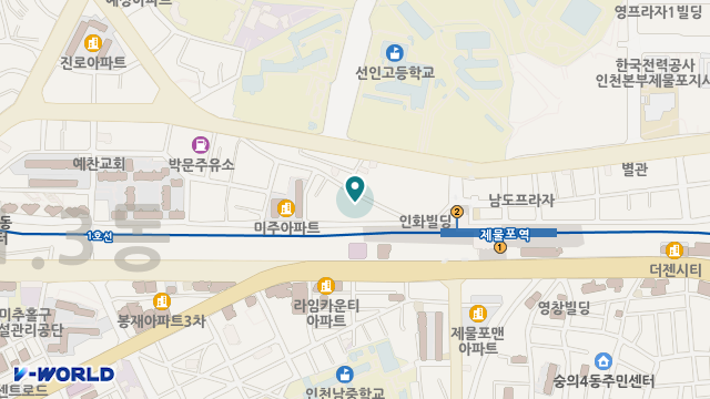 정다운노인요양센터 위치 지도