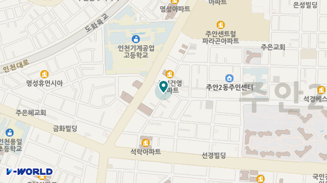 보훈노인복지센타 위치 지도