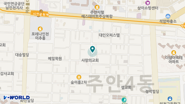 다사랑방문요양센터 위치 지도