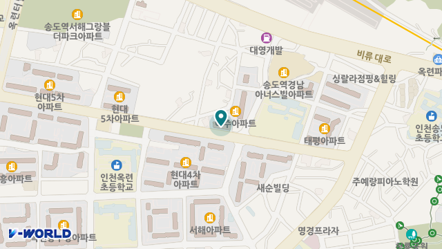 옥련동노인복지센터 위치 지도