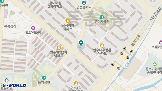 사랑재가노인복지센터 위치 지도