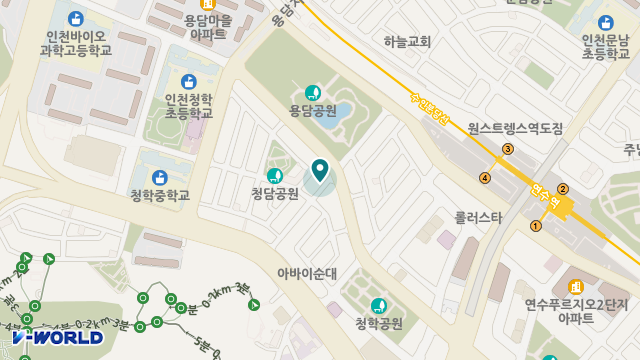 광명복지센터 위치 지도