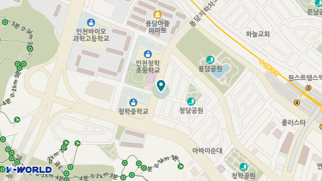 다인재가복지센터 위치 지도