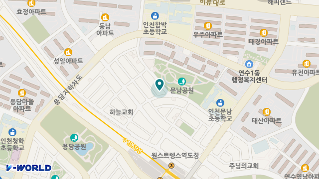 우리사랑노인복지센터 위치 지도