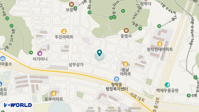 예향노인복지센터 위치 지도