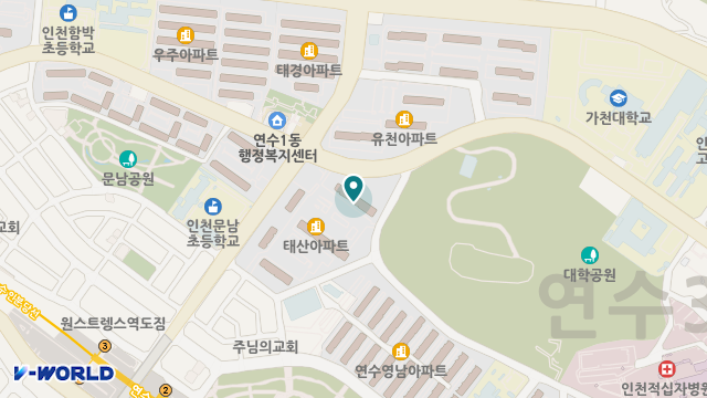 행운복지센터 위치 지도