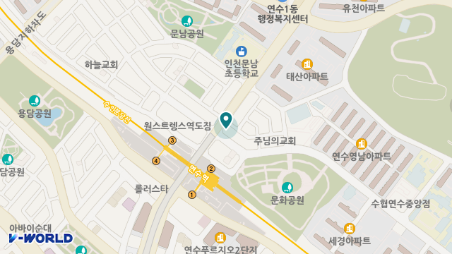 A+한솔노인복지센터 위치 지도