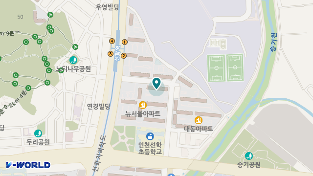 노인사랑재가요양센터 위치 지도