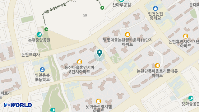 사랑마을노인복지센터 위치 지도