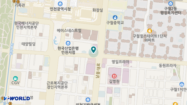 케어대한재가요양센터 위치 지도