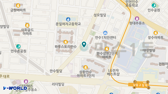 행복나눔요양기관 위치 지도