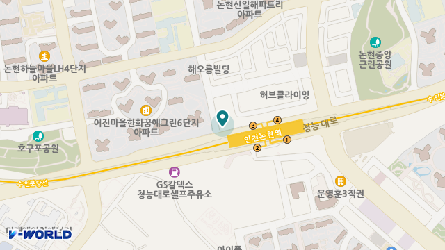 논현주간보호센터 위치 지도
