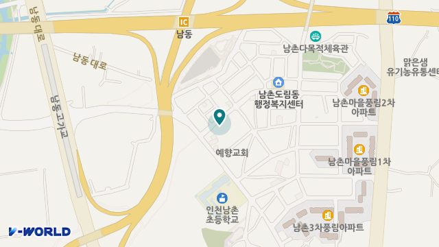 남촌노인재가복지센터 위치 지도