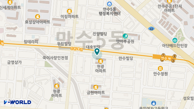 청춘실버요양센터 위치 지도