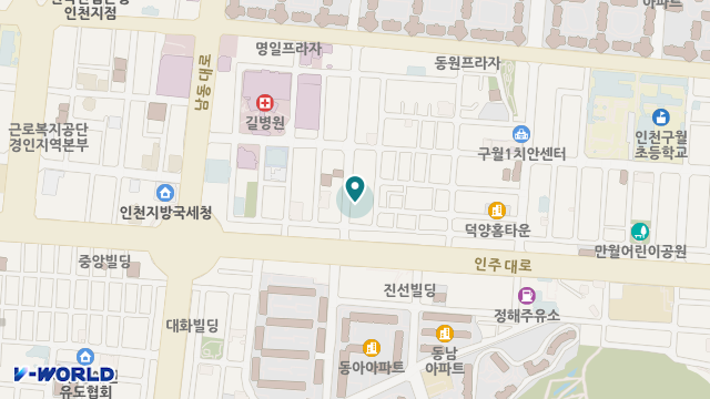인천노인주간보호센터 위치 지도