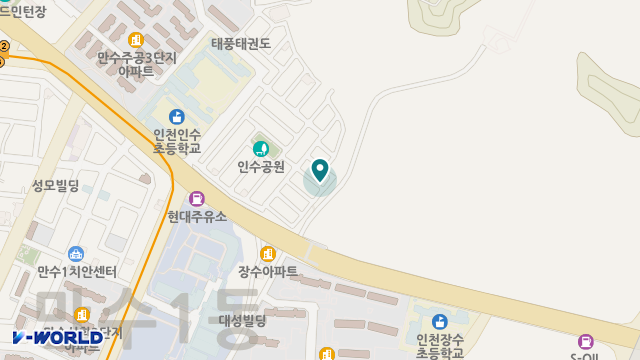 인수재가노인복지센터 위치 지도