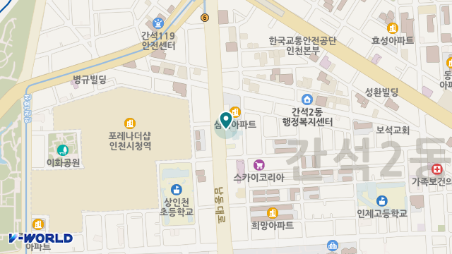 (주)아가페 위치 지도