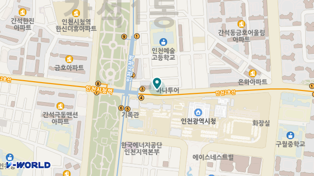 인천남동노인주야간보호센터 위치 지도