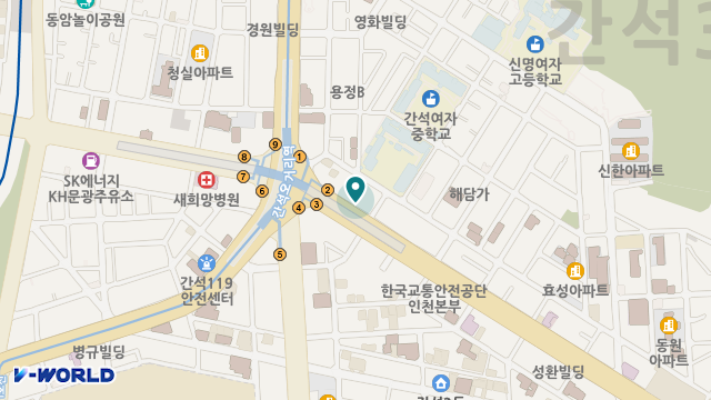 가족사랑노인복지센터 위치 지도