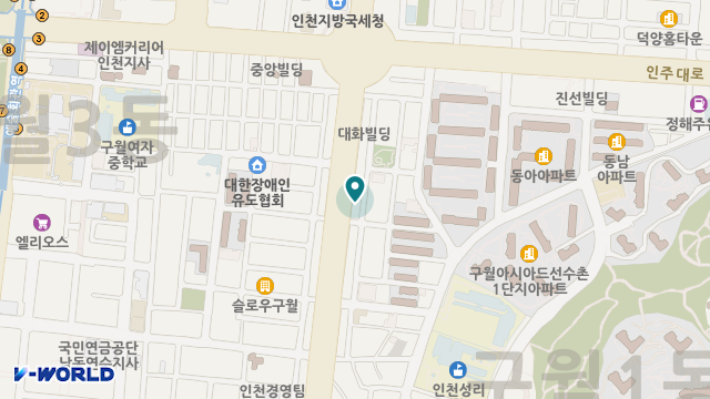인천헤아림복지센터 위치 지도