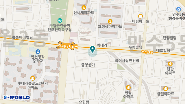 희망나눔노인요양센터 위치 지도