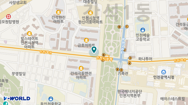힘찬재가요양센터 위치 지도