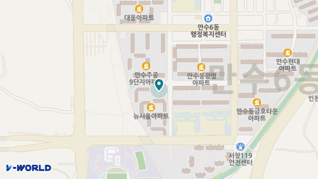 효사랑노인복지센터 위치 지도
