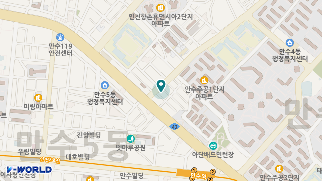 미소노인복지센터 위치 지도