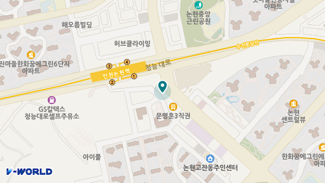패밀리홈케어노인돌봄 위치 지도