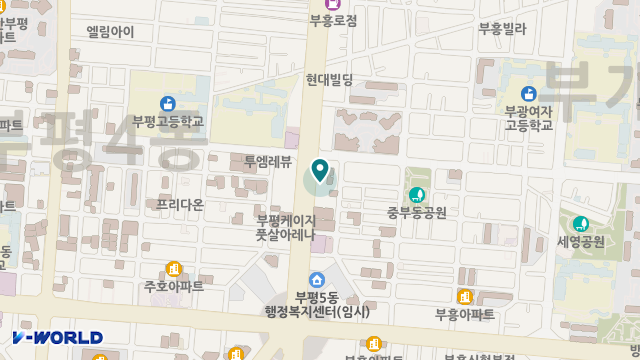 케어114 위치 지도