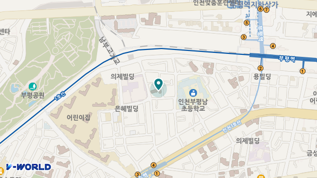 인천큰사랑노인장기요양센터 위치 지도