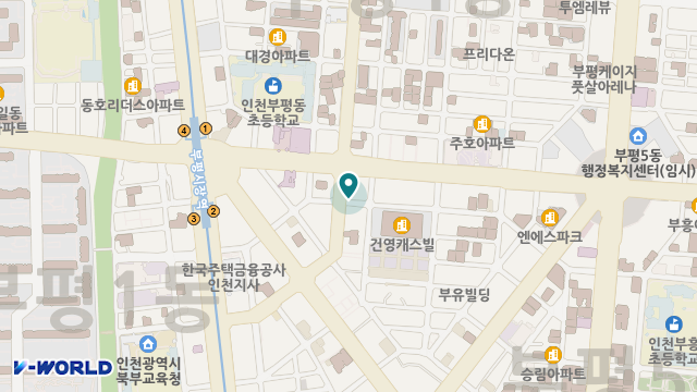 섬기는 노인복지센터 위치 지도