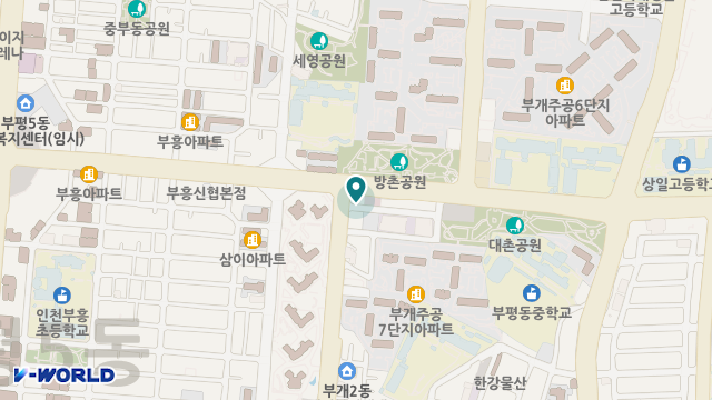 광역노인복지센터 위치 지도