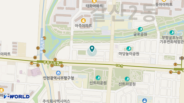 하람노인복지센터 위치 지도