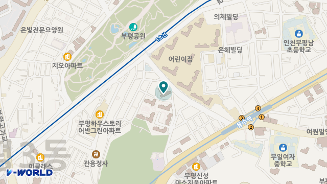 가족사랑노인복지센터 위치 지도