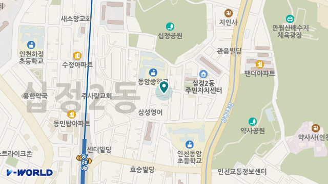 한솔노인재가복지센터 위치 지도